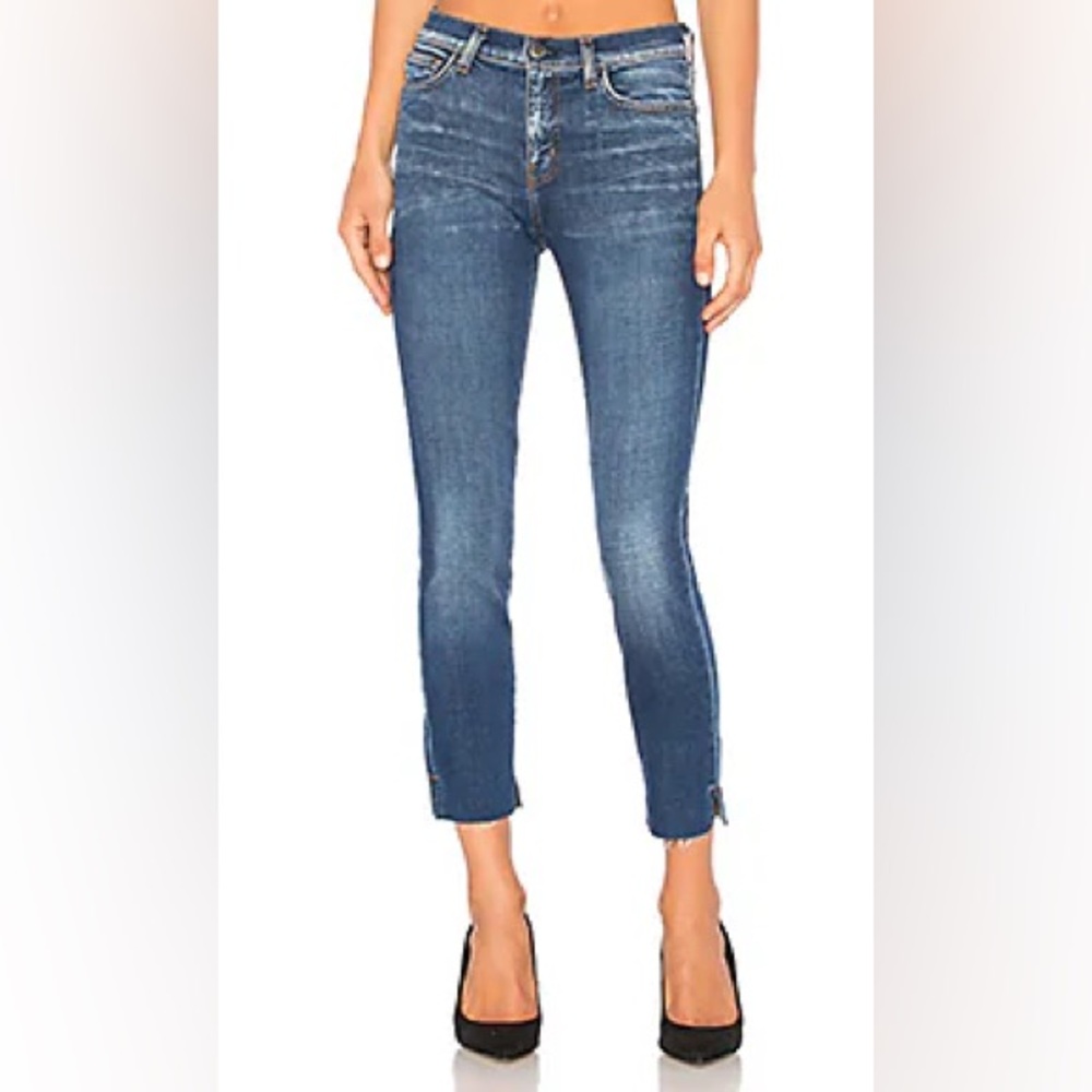 L’AGENCE Nicoline Slim High Rise Diamond Wash Jeans Size 25